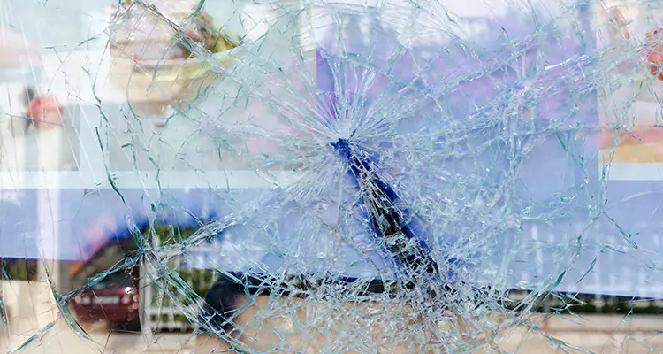 Cracked Glass Balcony Door Repair in Cooper City, FL