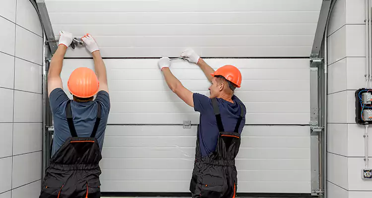 Garage Door Bottom Panel Repair in Cooper City, FL