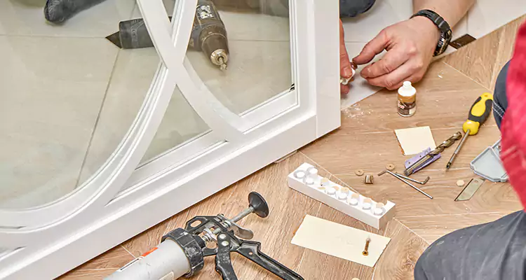 Interior Patio Door Casing Repair in Cooper City, FL