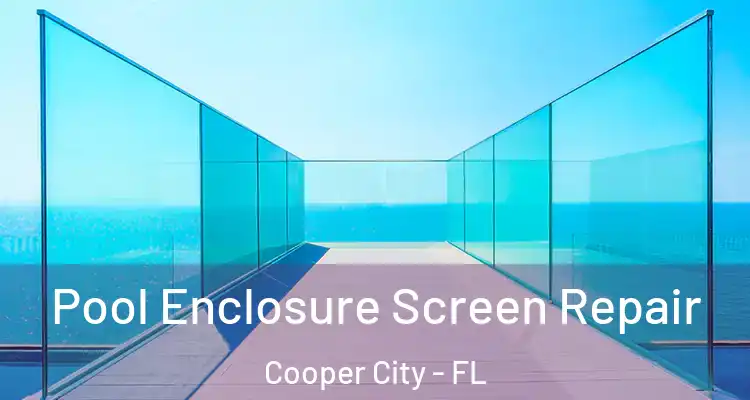  Pool Enclosure Screen Repair Cooper City - FL